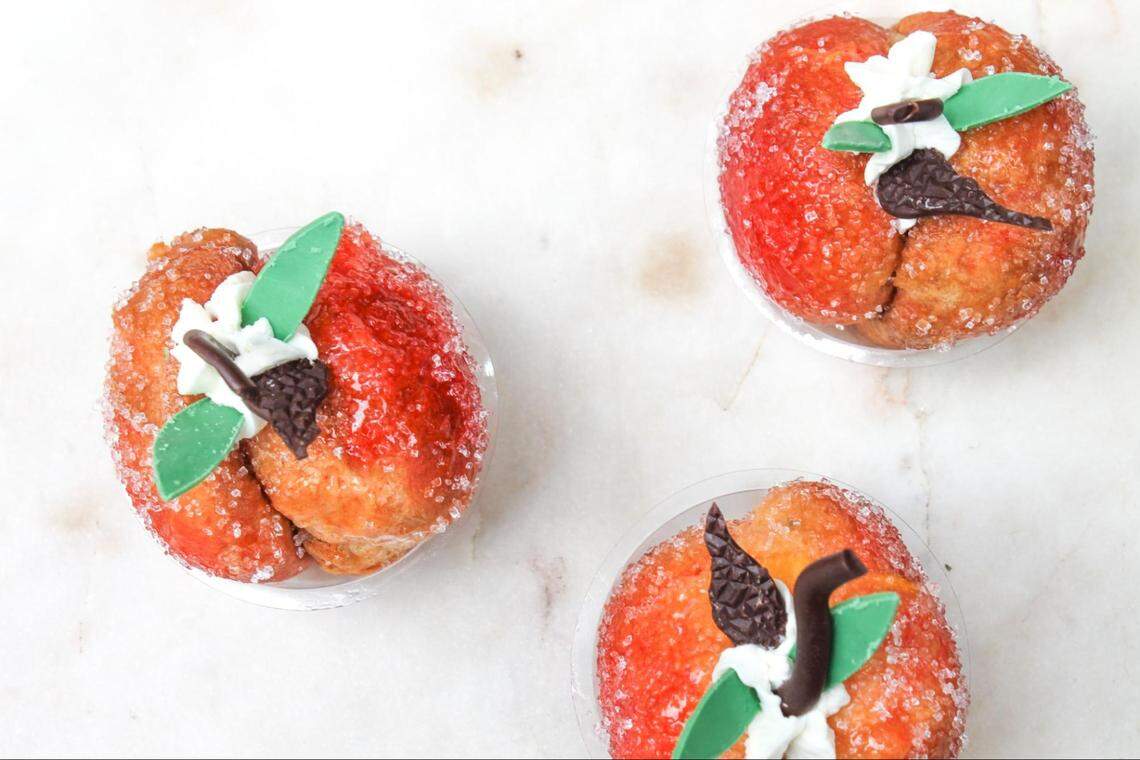 Renaissance Patisserie’s Peach Brioche.