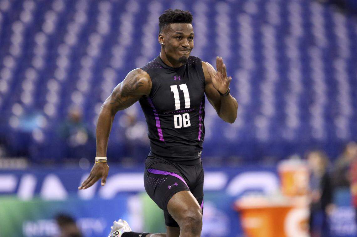Tennessee defensive back Rashaan Gaulden comes to the Carolina Panthers with something to prove after performing poorly at the NFL scouting combine in Indianapolis.