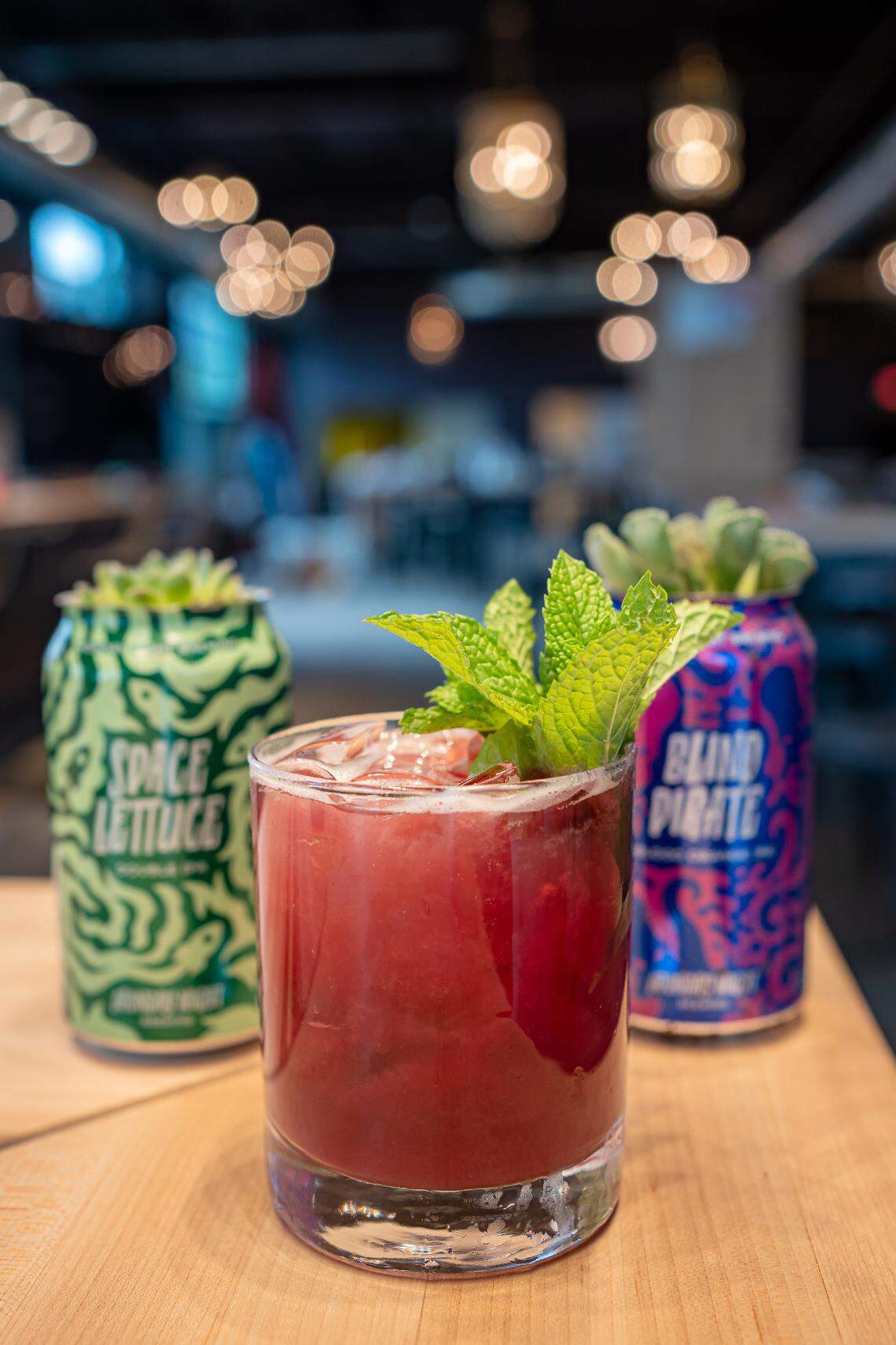 Along with Monday Night Brewing’s beers like Blind Pirate and Space Lettuce, the Charlotte brewery will serve its own distilled liquors under the label Sneaky Pete.