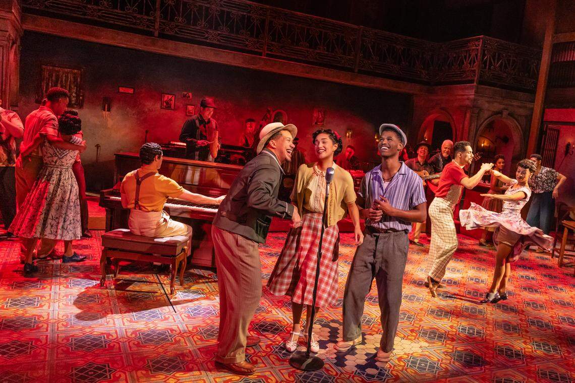 The Broadway company of “Buena Vista Social Club.” Producers call the show “a journey through music and memory into the beating heart of Havana.”