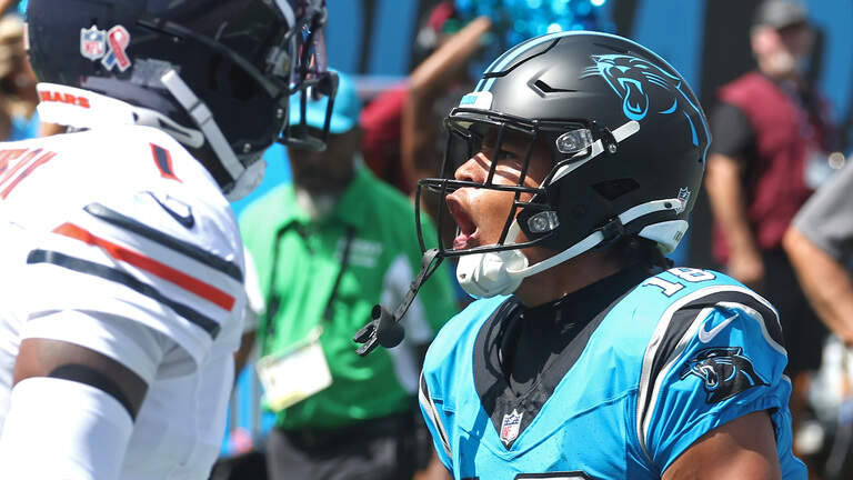 Tetairoa McMillan is Carolina’s No. 1 receiver. Jalen Coker is playing like one