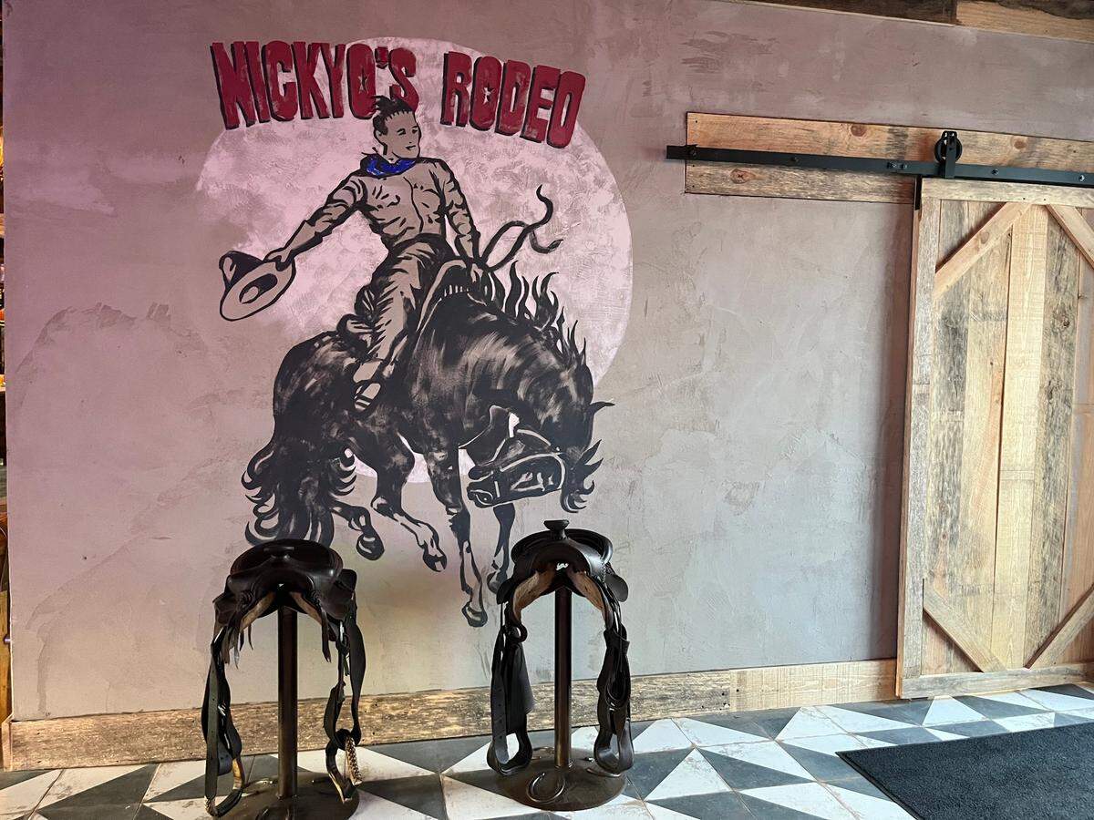 Inside Nickyo’s Rodeo.