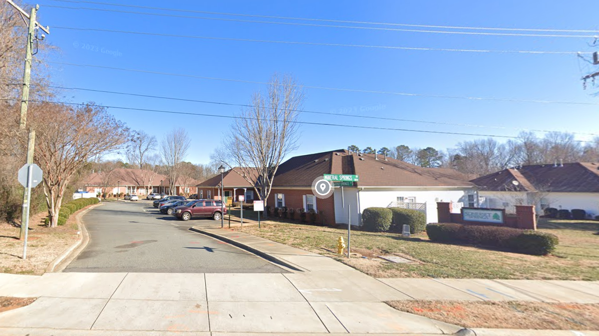Google Maps show the Somerset Springs Condominiums at the location the Charlotte Fire Department said a person intentionally set a fire, leaving four displaced and causing $345,000 in damage.