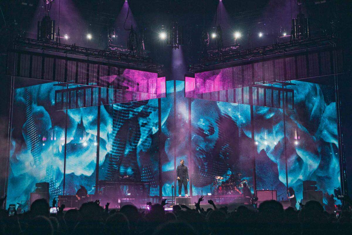 Deftones perform at Spectrum Center in Charlotte on Monday night.