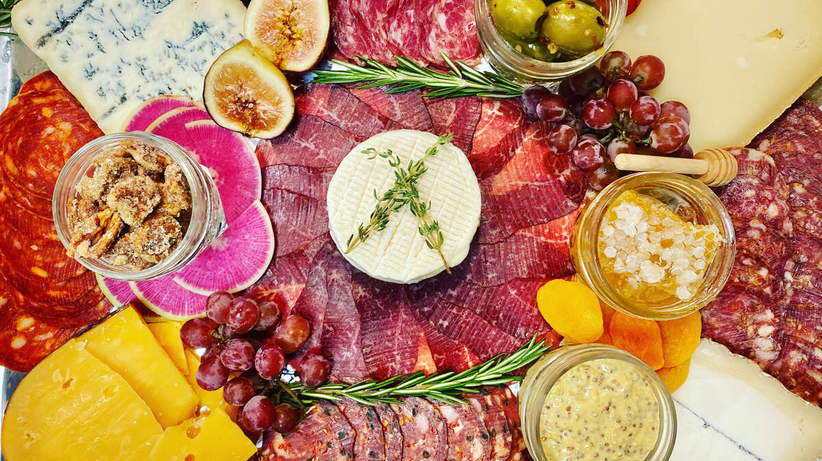 Your next gathering will be anything but dull with a vibrant charcuterie arrangement from Ryann Labreche at The Culture Shop.