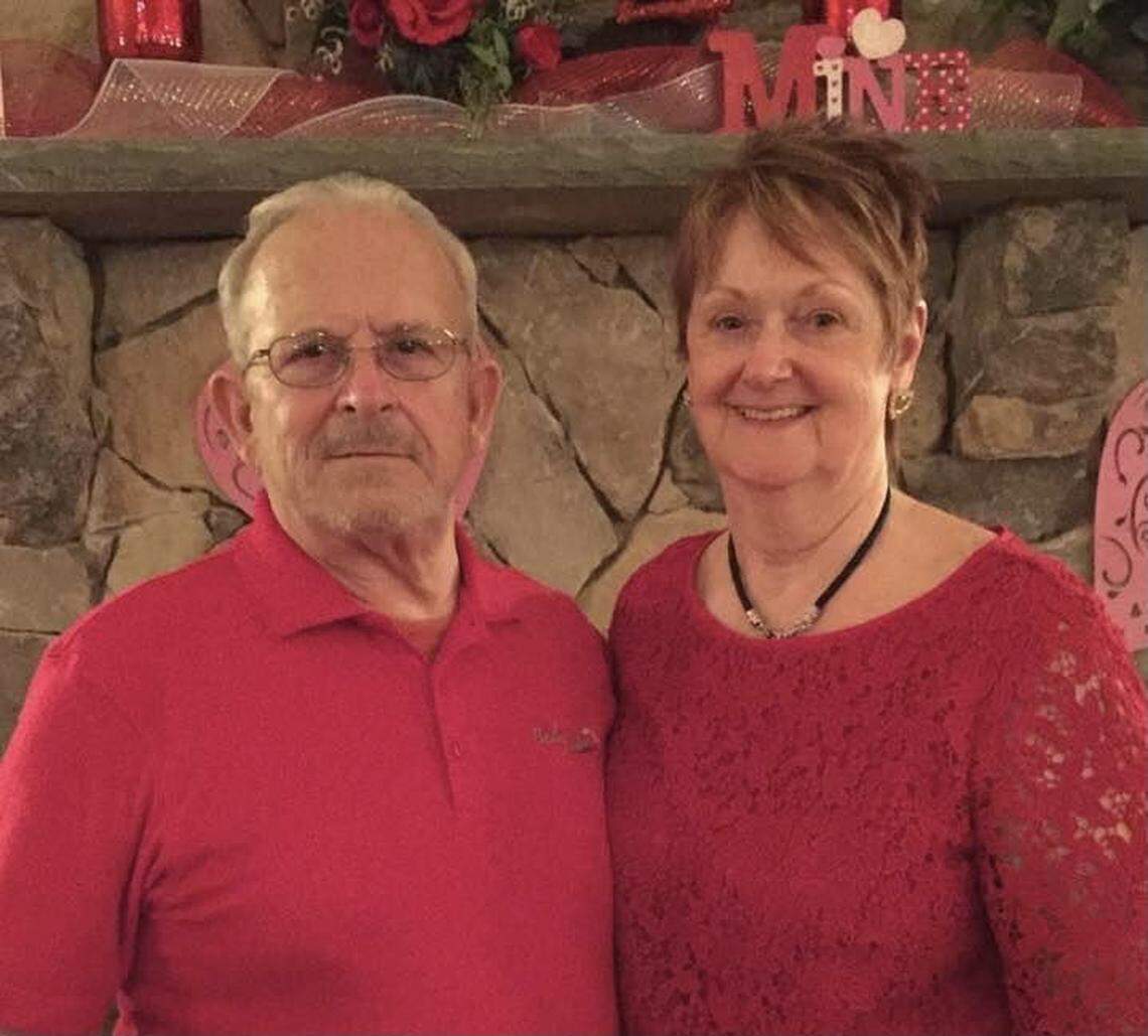 Fred Rogers, pictured here with his wife Flo, recalls waiting hours for help at nursing homes in Gastonia and Cornelius.