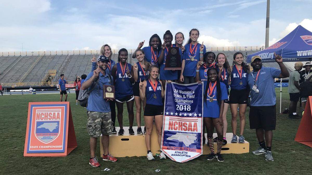 Lake Norman Charter's girls won their first NCHSAA state track championship Saturday