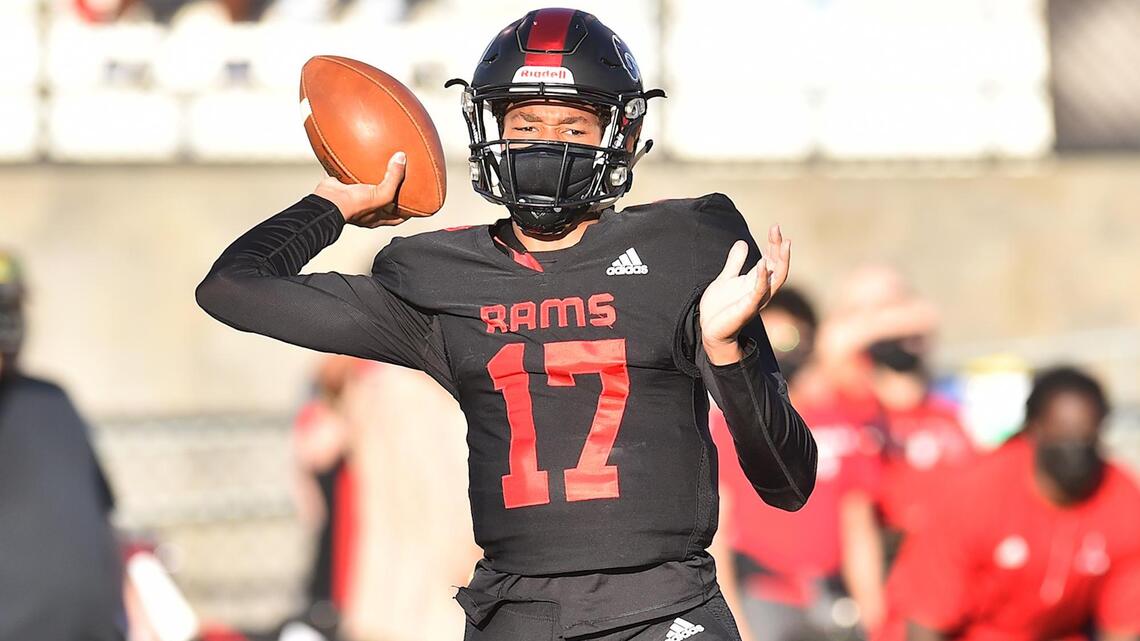 How Rolesville QB Byrum Brown led the Rams to the 4AA title game on one leg