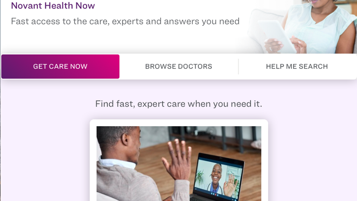 Novant Health announced the launch of a new 24-7 digital platform.