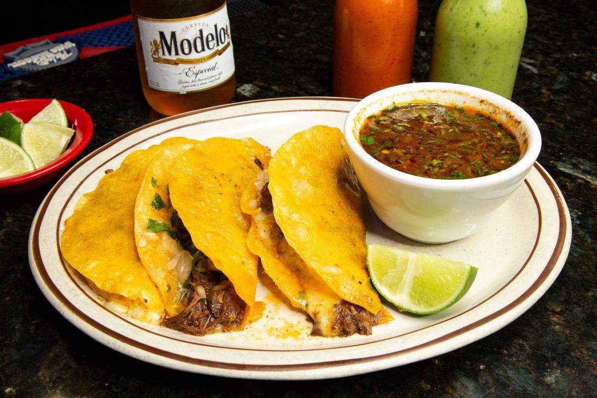 Quesabirria tacos at Rio 150.