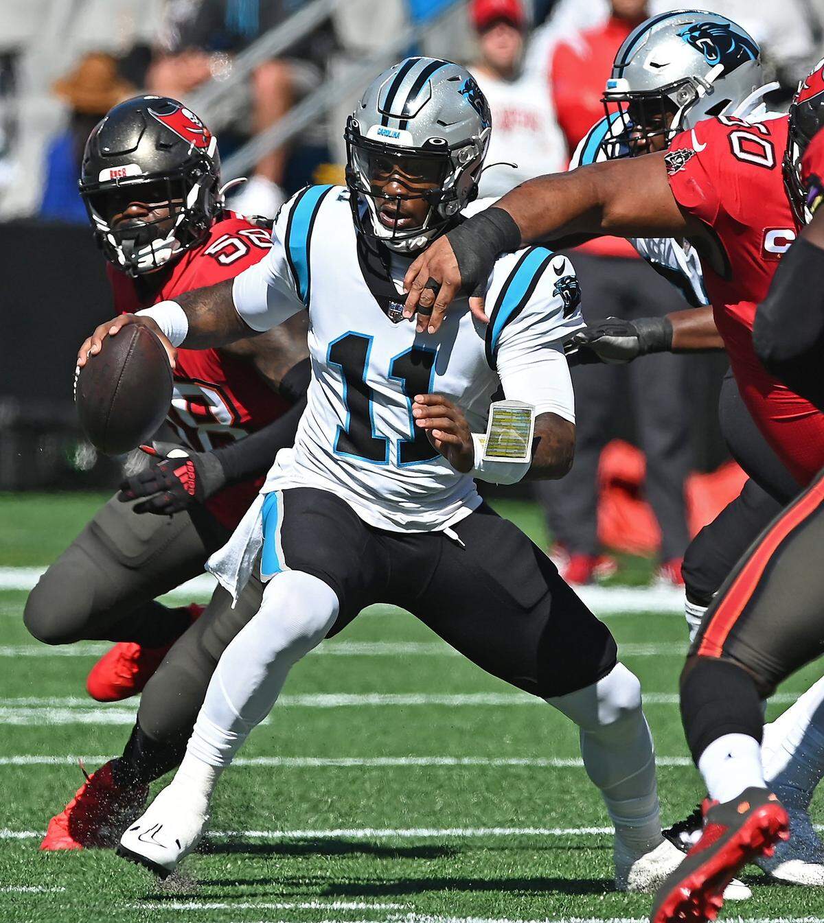 Carolina Panthers quarterback PJ Walker is 1-3 as a starter for the team this year and will start his fifth straight game Thursday against Atlanta.
