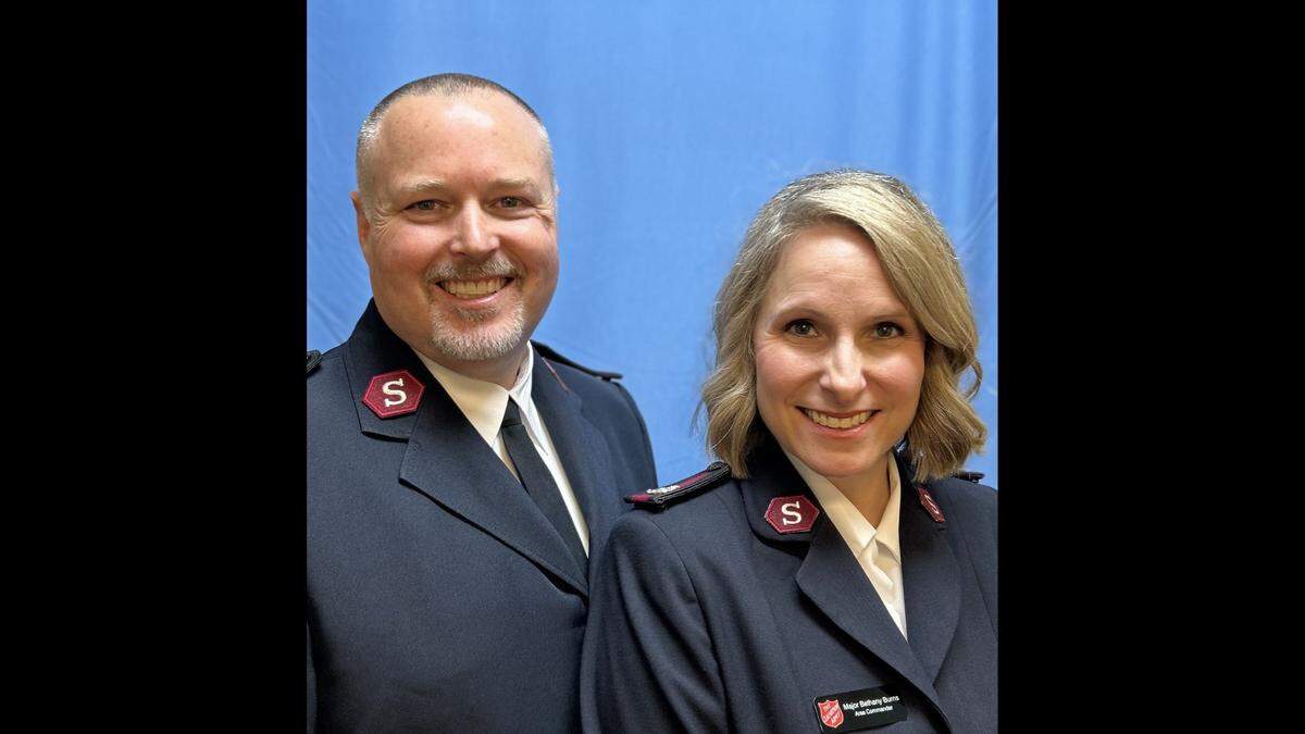 Majors Jason and Bethany Burns are the area commanders for The Salvation Army of Greater Charlotte.