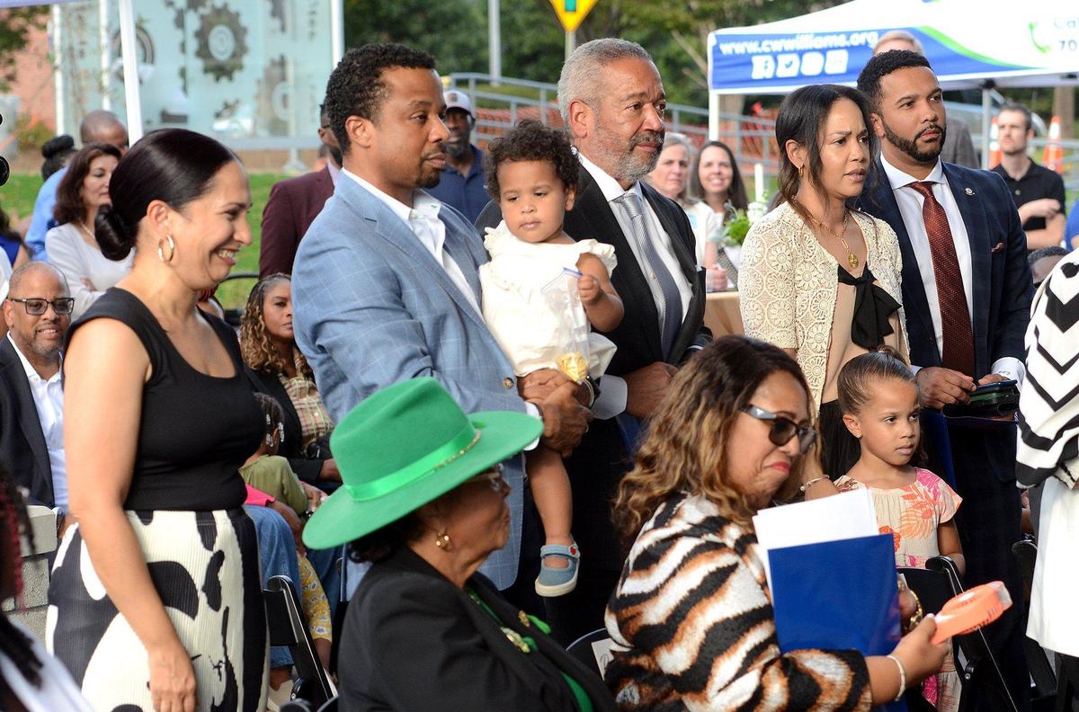 Family members and friends gathered at the ribbon-cutting ceremony for the C.W. Williams Community Health Center on Wilkinson Boulevard. The center provides care for an under-served section of west Charlotte.
