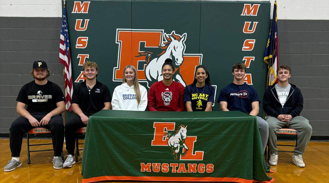 East Lincoln High School’s fall 2024 college signees