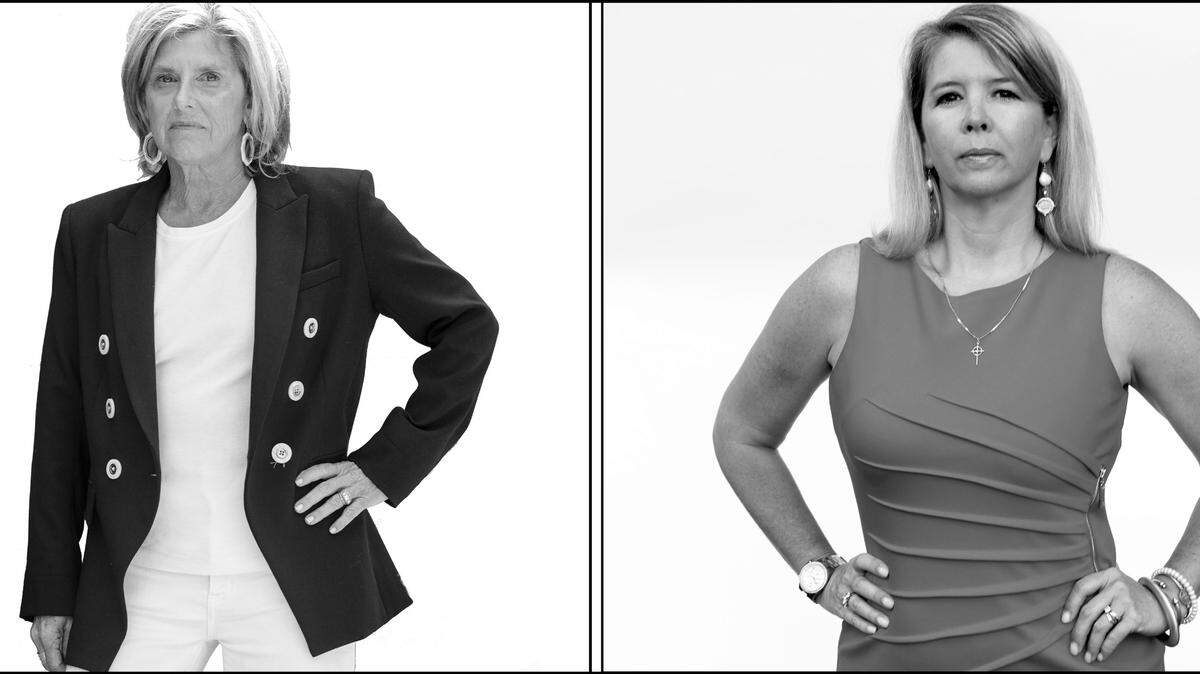 Marcie Shealy, left, and Tonya Baker Nelson, right. Both women have dedicated several years of their lives to advocating for opposite sides of the abortion debate.