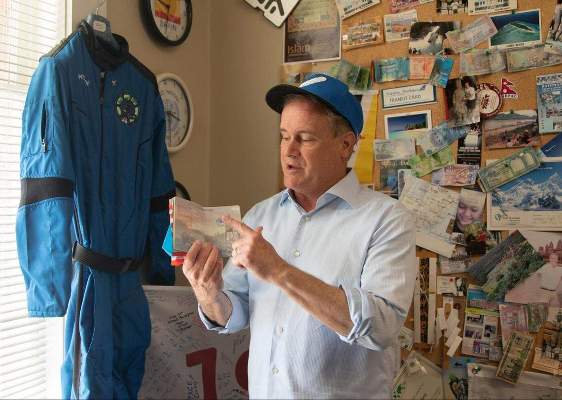 UNC professor Jim Kitchen built a life filled with travel and always wanted to visit space, too. He finally got his chance in March. 