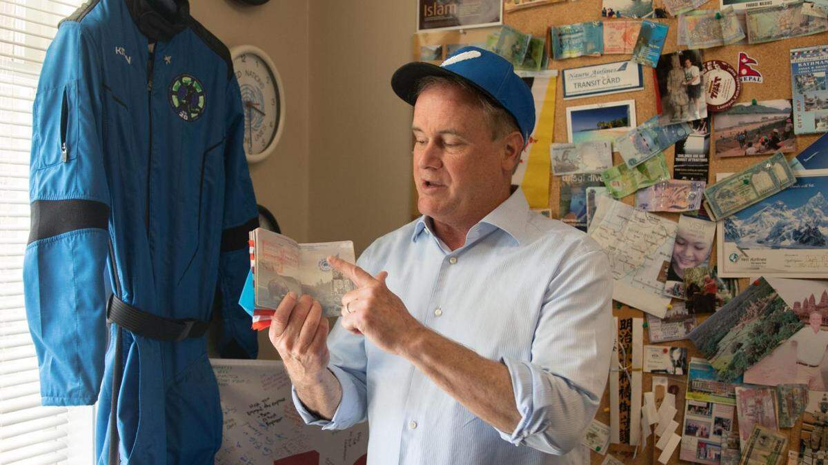 UNC professor Jim Kitchen built a life filled with travel and always wanted to visit space, too. He finally got his chance in March.
