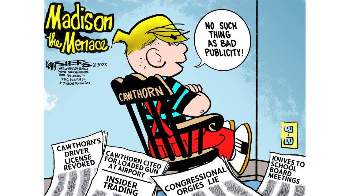 Kevin Siers cartoon: Madison the Menace
