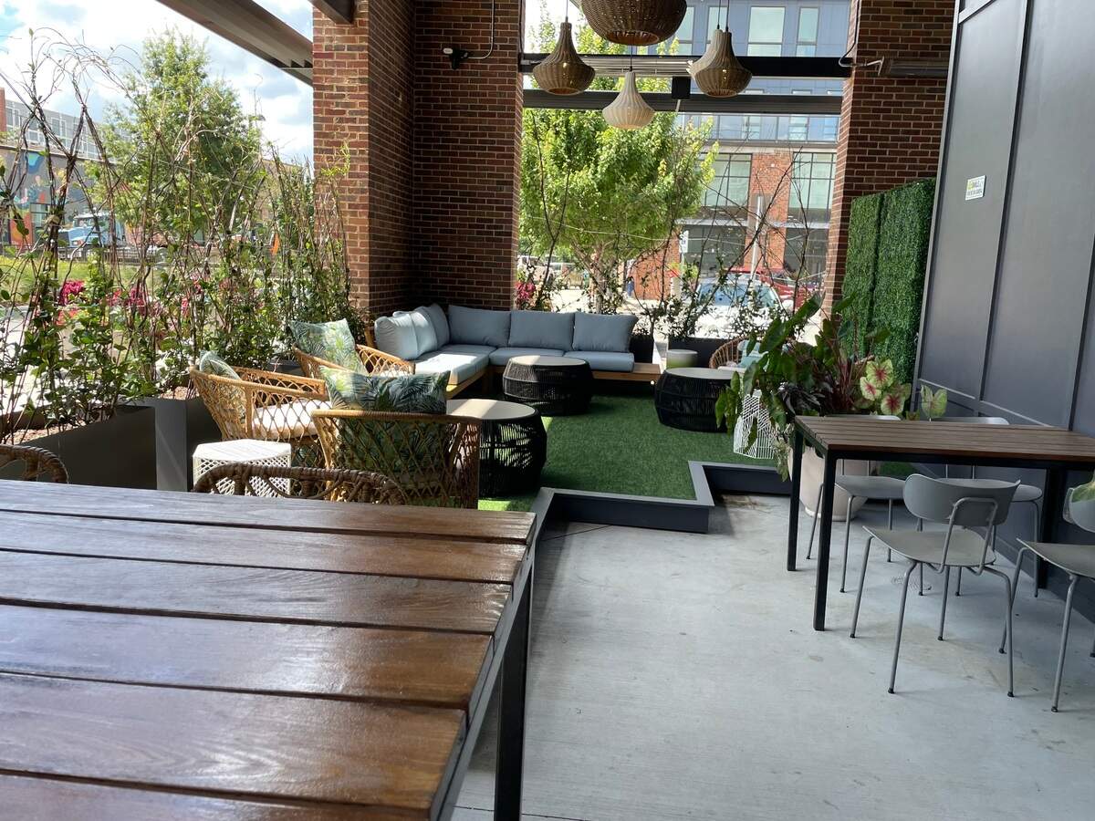 The patio at Figo36.