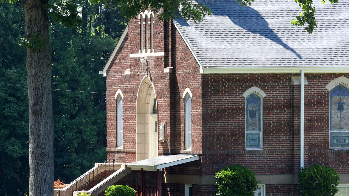 The St. Anthony of Padua Catholic Church, located in Mt. Holly, holds a traditional Latin Mass.