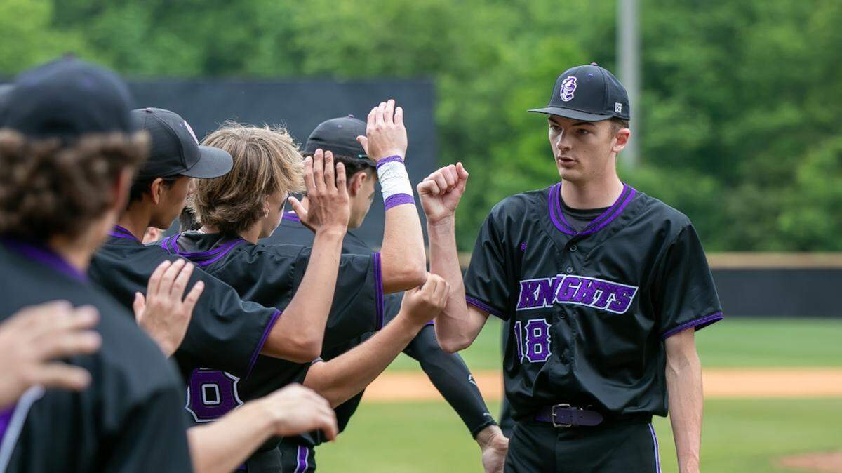 Ardrey Kell celebrates their big win against the Providence Panthers