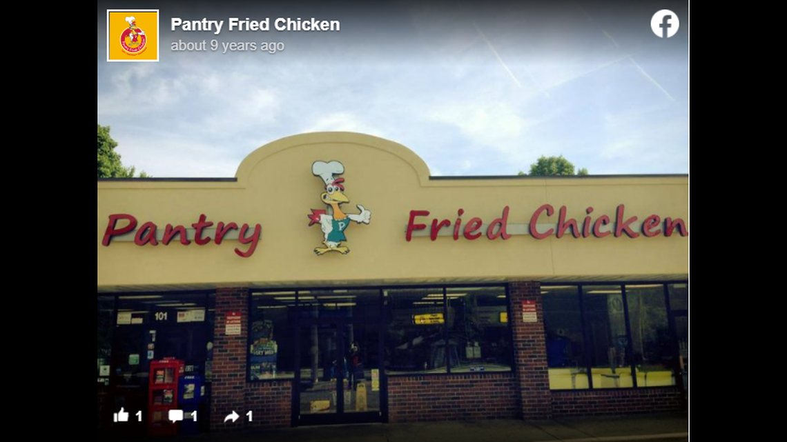 Two people were wounded when gunfire erupted during the filming of a rap music video at Pantry Fried Chicken in High Point, North Carolina, police say.