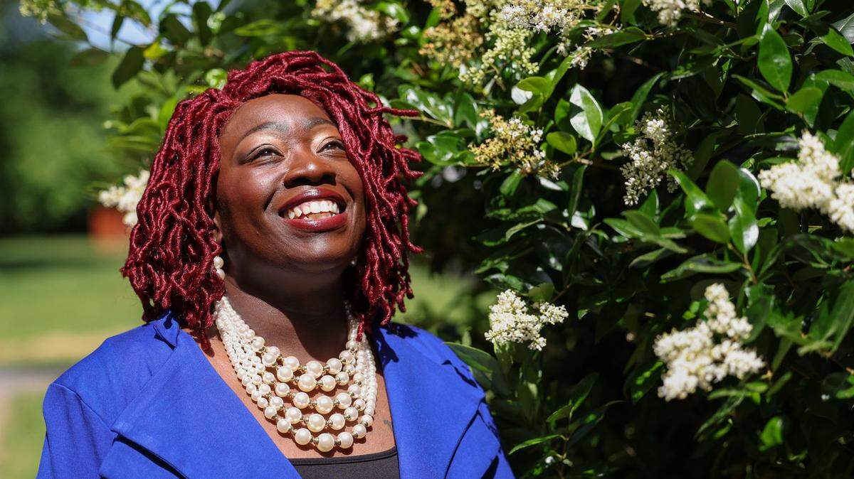 30 years after graduating from high school, Karen McGirt will receive her bachelor’s degree from Johnson C. Smith University on Sunday. It was a challenge of trying to get an education as a single mom. “There was no sitter for me to attend school at night,” she says.