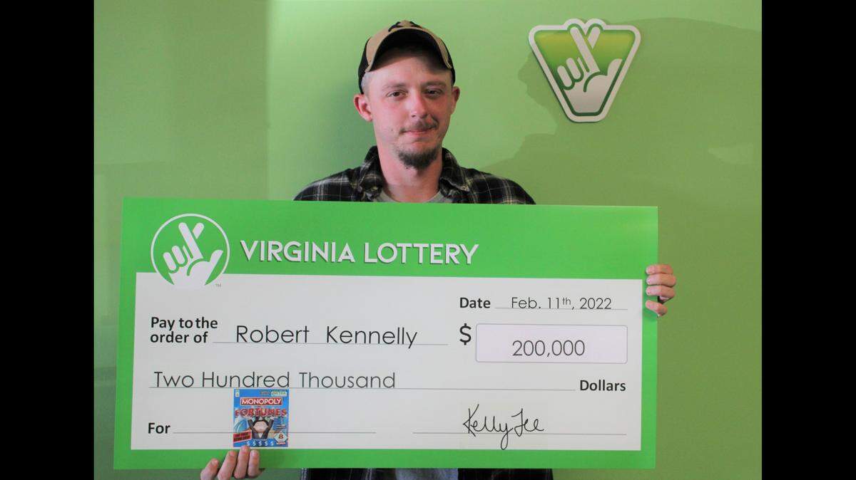 Robert Kennelly of Front Royal, Virginia, thought he won $20,000 in the state lottery, but closer inspection revealed he won 10 times that amount, officials say