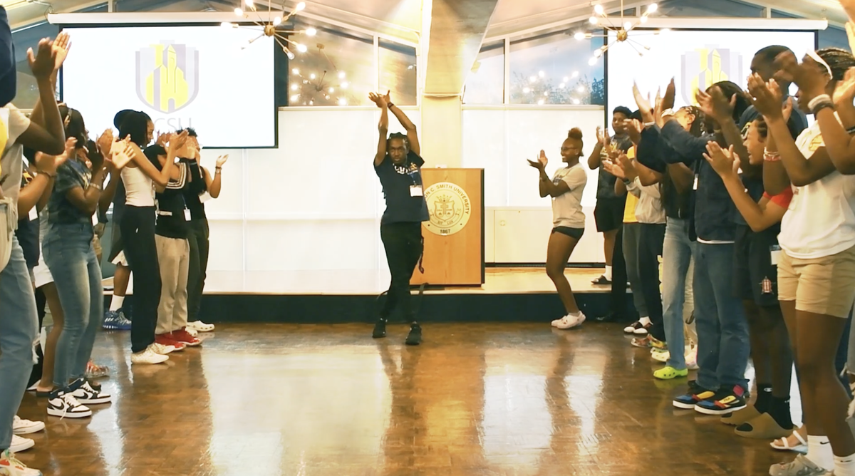 Johnson C. Smith University’s welcome video for Beyoncé featured students, faculty, staff and alumni.