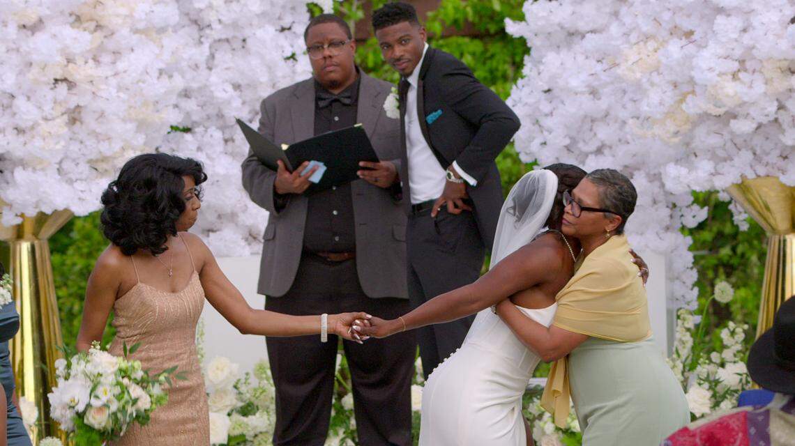 “Love is Blind” stars Clay, AD and their mothers at Cedar Creek Ranch in Waxhaw, NC.