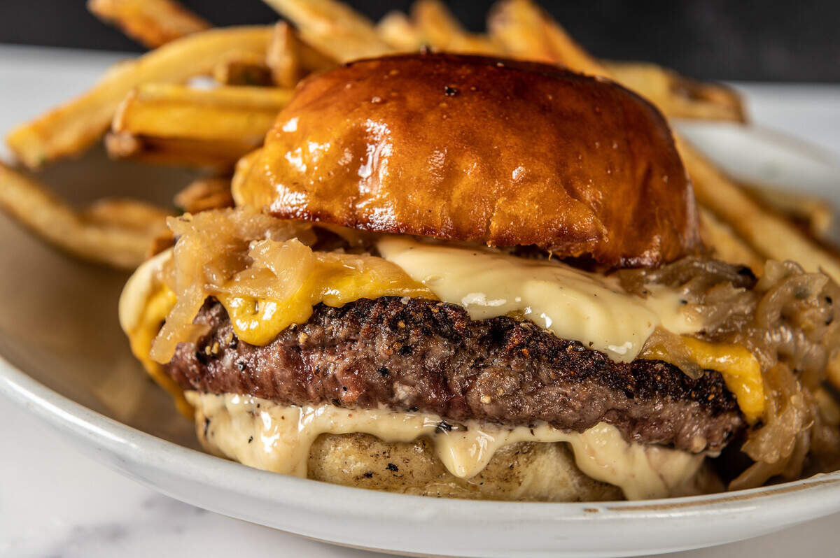 The Crunkleton’s Wagyu Burger is a half-pound Wagyu, Aged Cheddar, Caramelized Onion, Truffle Aioli on a Brioche bun.