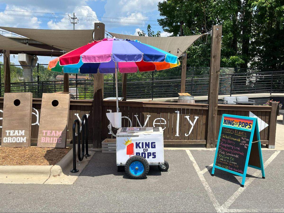 The Mwangis’ King of Pops franchise covers Huntersville, Davidson and Cornelius, but they can serve at Charlotte events, as well.
