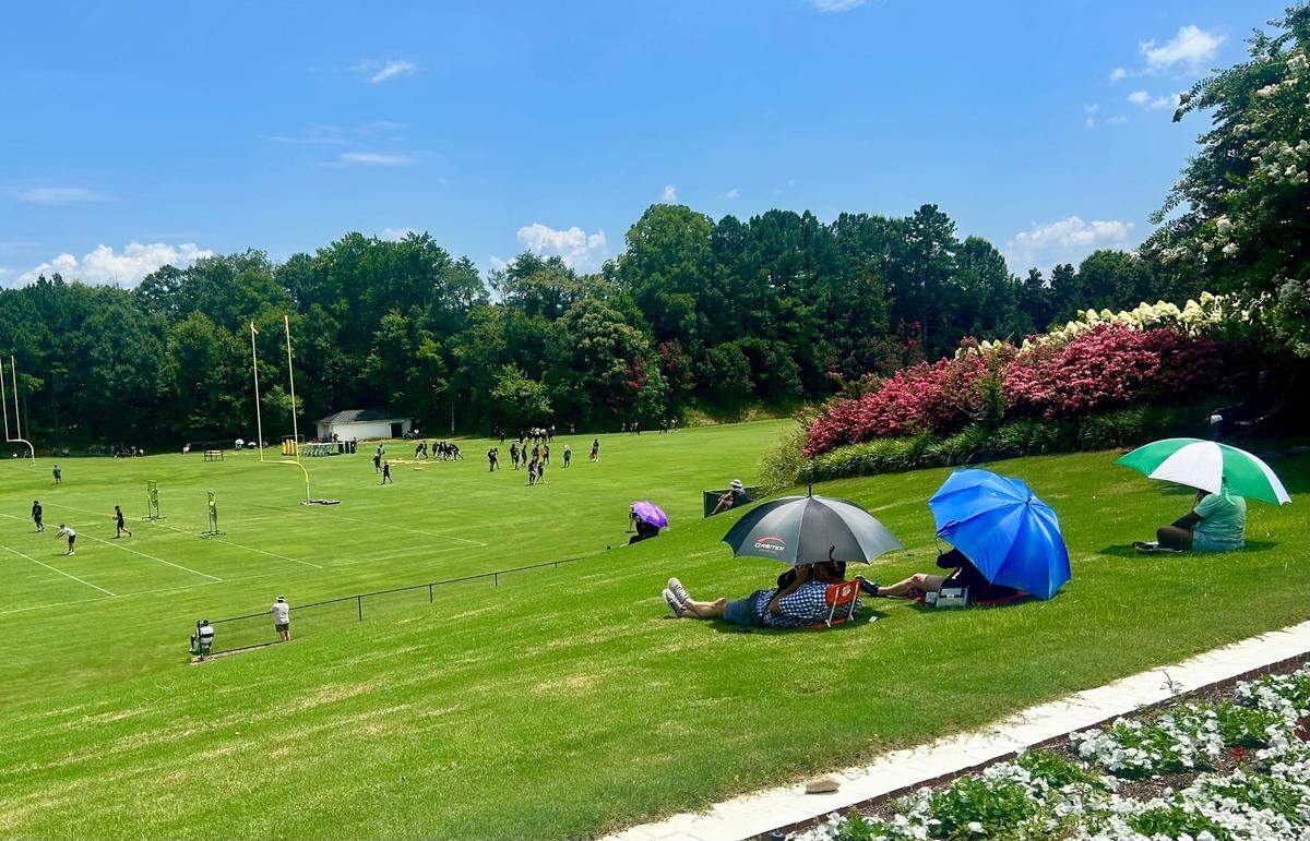 Not all the practice fields at Wofford College lie vacant in the Carolina Panthers’ absence. On July 17, 2024, a handful of parents watched as their high school-aged sons took part in a football camp where the Panthers used to practice. The Panthers, who held their training camp at Wofford since 1995 except for a COVID-related absence in 2020, won’t return to Spartanburg this summer and instead are holding camp at home in Charlotte.