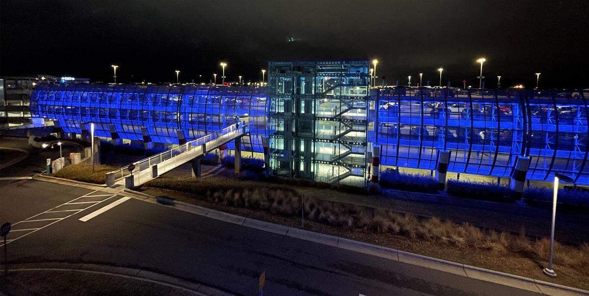 AmeriPark and Republic Parking, national parking services and management companies that operate the Express Deck at Charlotte airport, will lay off 188 employees by June.