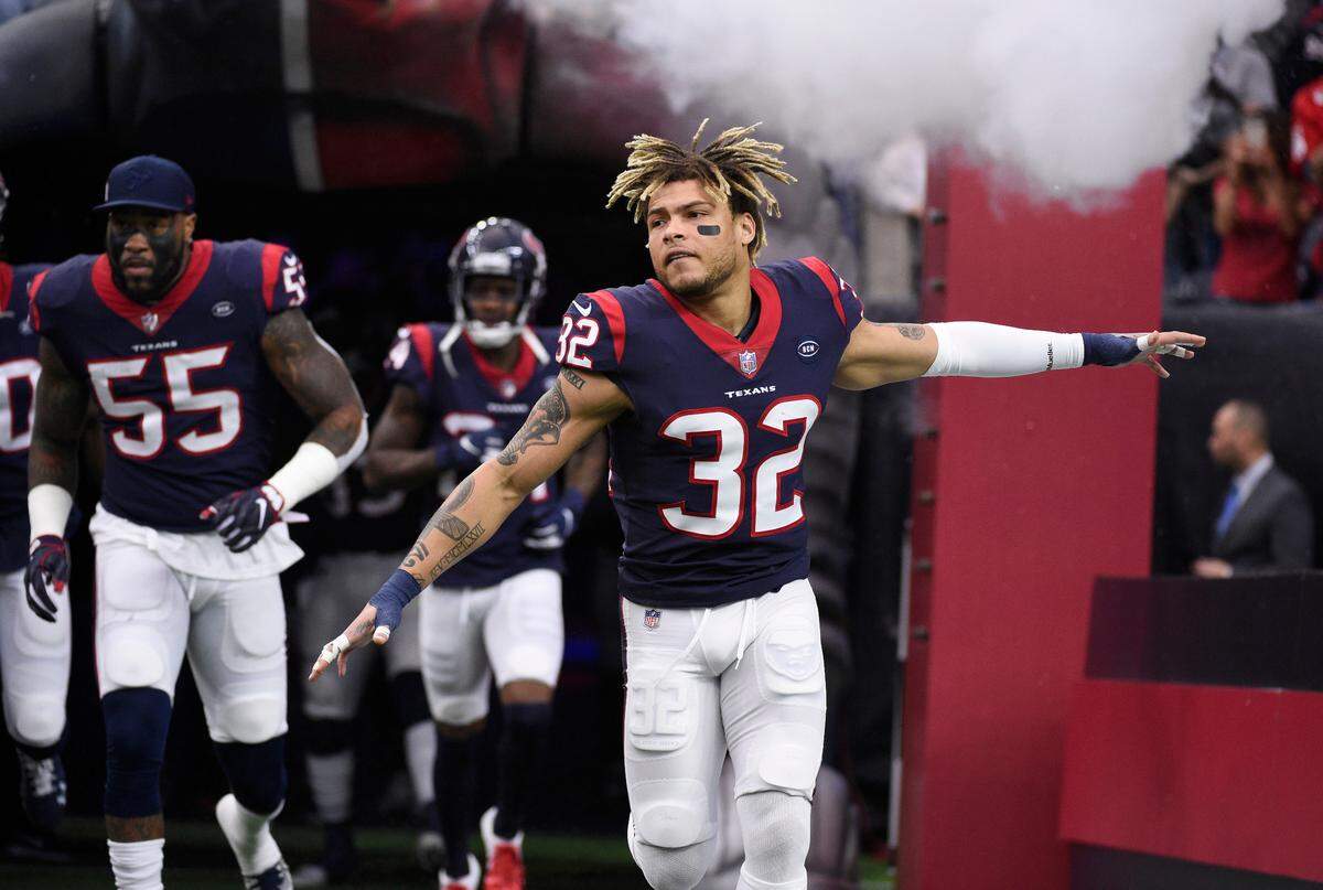 Safety Tyrann Mathieu only played with the Houston Texans for one season, but he was quickly embraced by teammates as a leader on and off the field.
