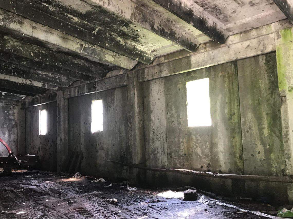 A warehouse in the small village of Kravica, Bosnia was the site of a round-up and massacre of about 1,300 men and boys. Bullet holes in the walls can still be seen.