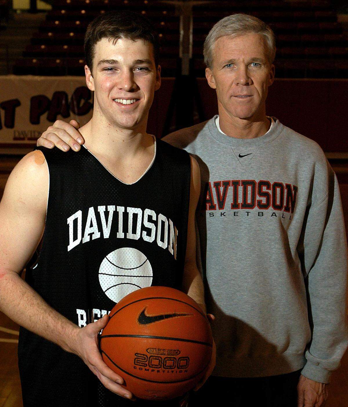 Matt McKillop (left) played under his father at Davidson for four seasons and then worked for the basketball program under Bob McKillop for another 14.