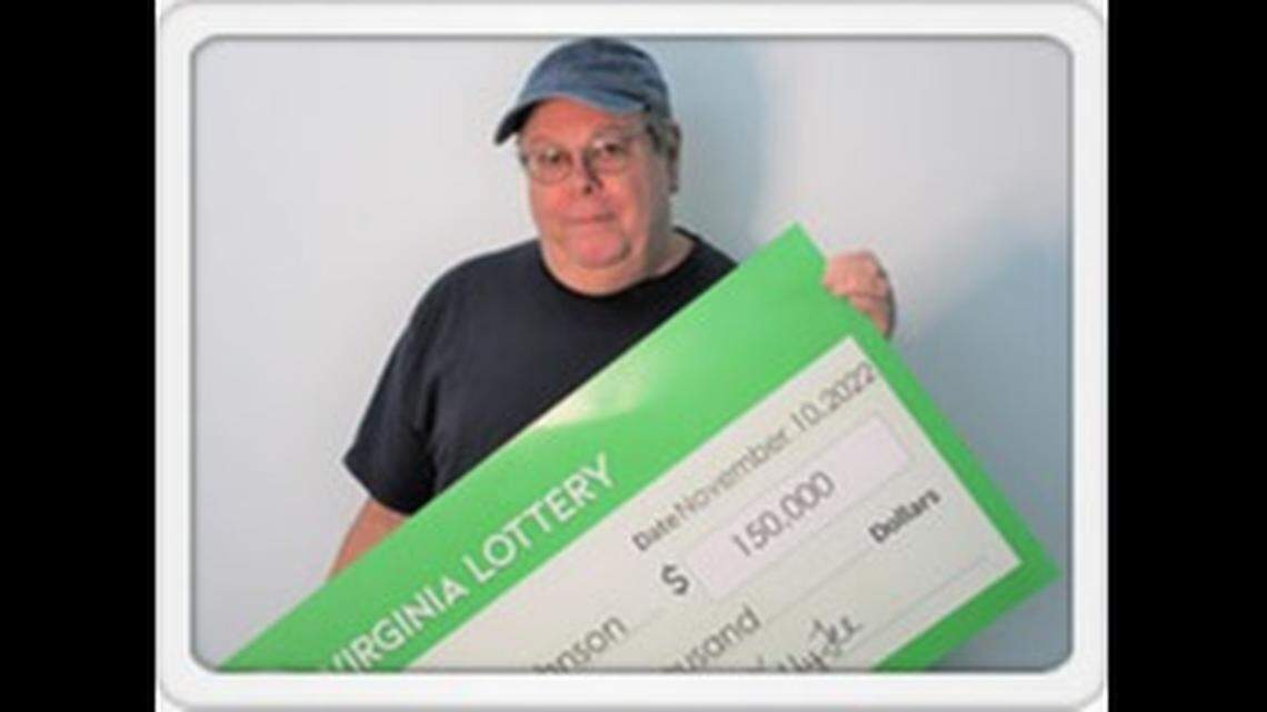 Danny Johnson of Hampton, Virginia, says he was hounded by a friend to try the Powerball lottery and it won him $150,000, lottery officials say.