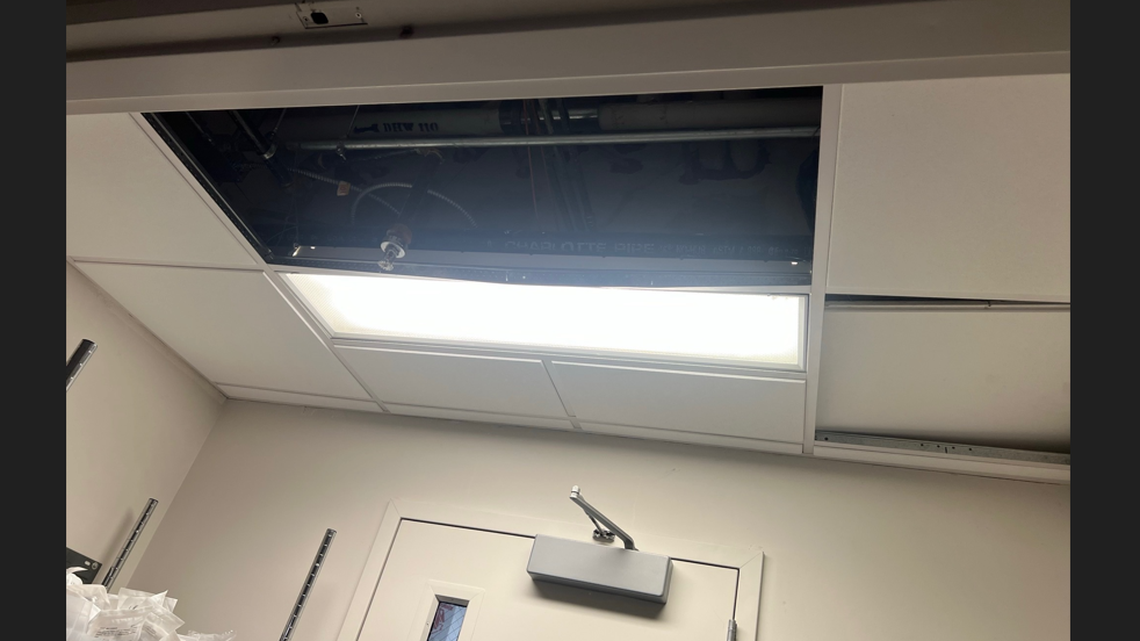 Man found hiding in hospital’s ceiling is linked to police chase, NC police say