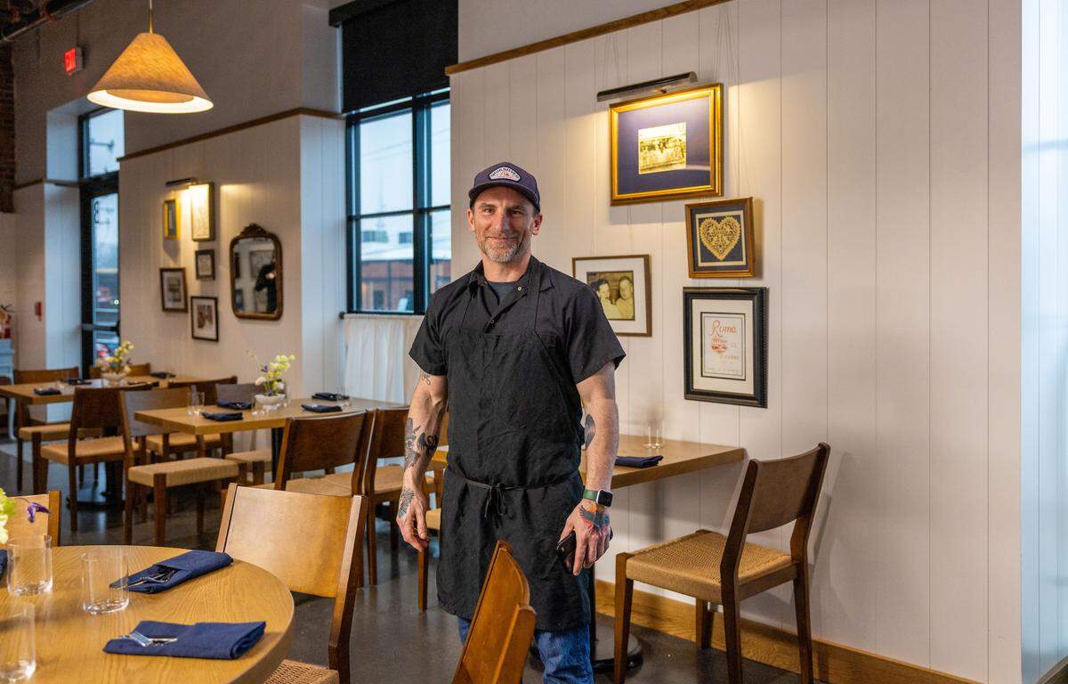 Chef Sam Diminich owns Restaurant Constance and Your Farms Your Table.