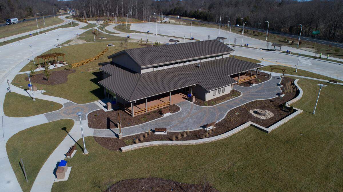 NC saved $1M building a rest area in the middle of I-77. But is it safe for drivers?