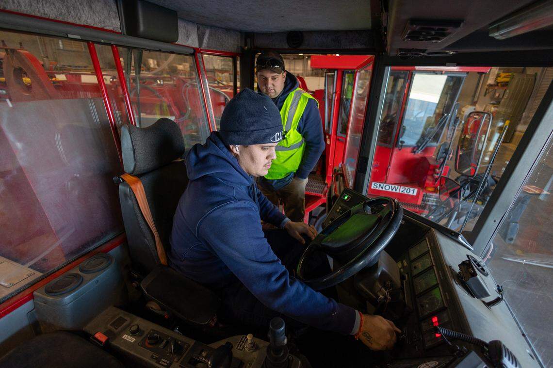 Snow teams at Charlotte Douglas International Airport are preparing for the storm with a fleet of nearly 40 snow removal and deicing vehicles and maintenance equipment.