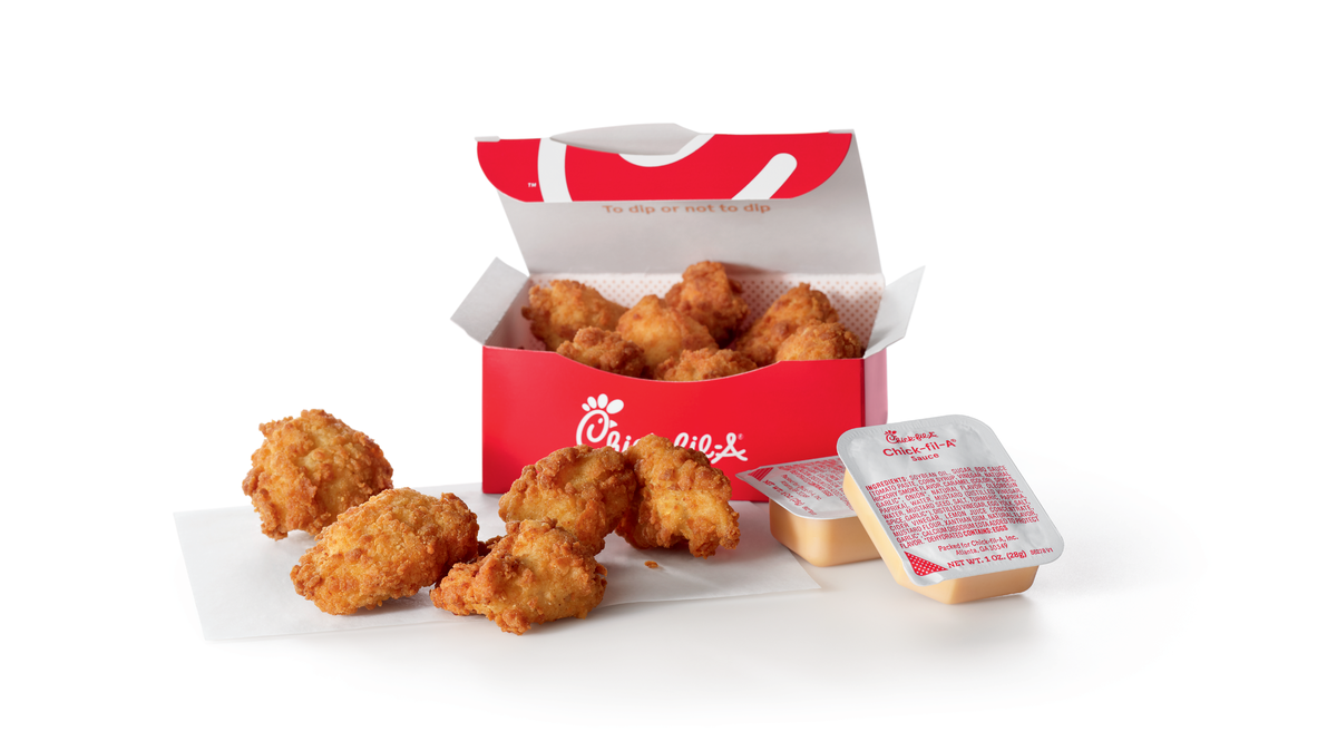 Chicken nuggets from Chick-fil-A.