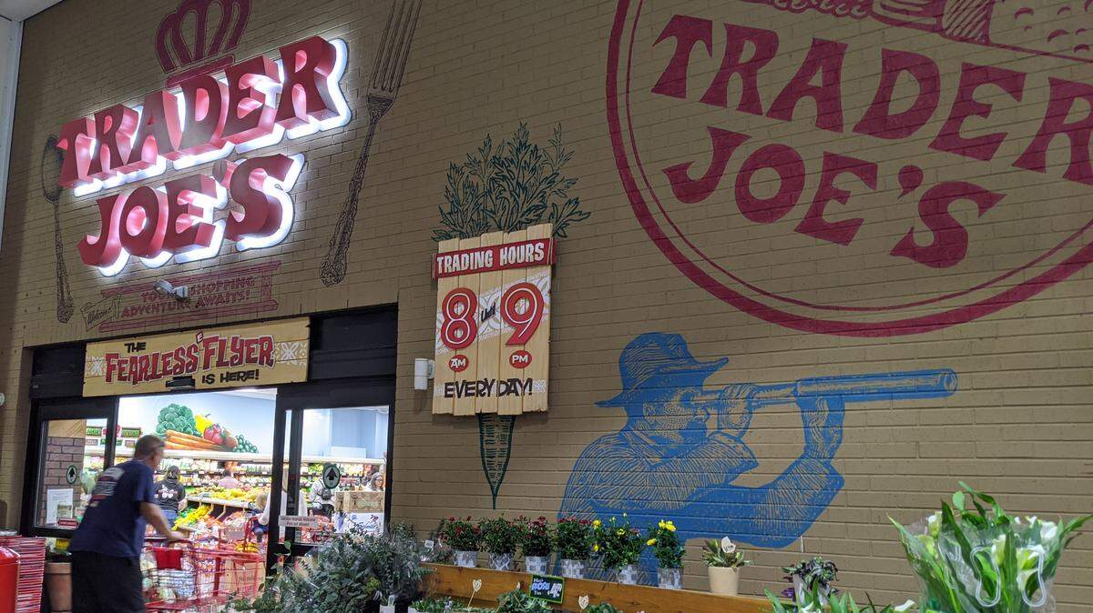 A Trader Joe’s grocery store.