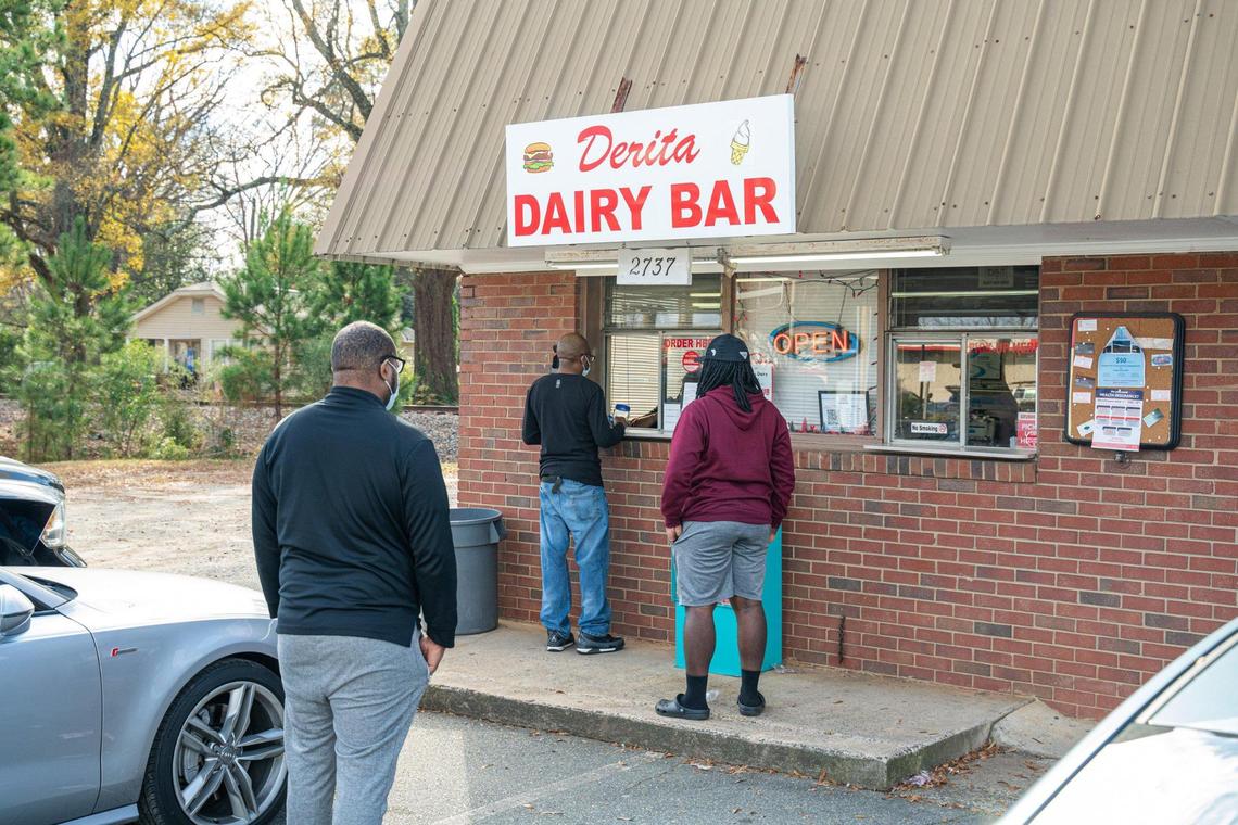 Derita Dairy Bar on West Sugar Creek Road has a variety of sandwiches, hamburgers, hot dogs, fries and nachos.