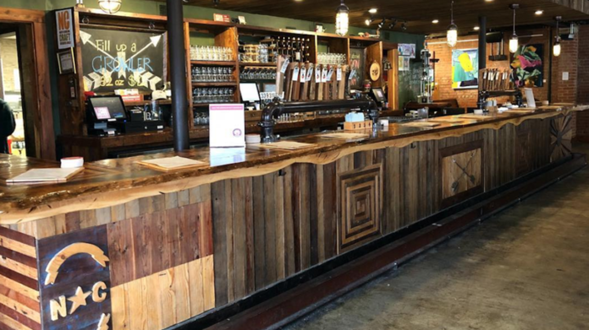 Live music and seasonal craft beer set the tone for a crisp fall evening on the patio at Legion Brewing.