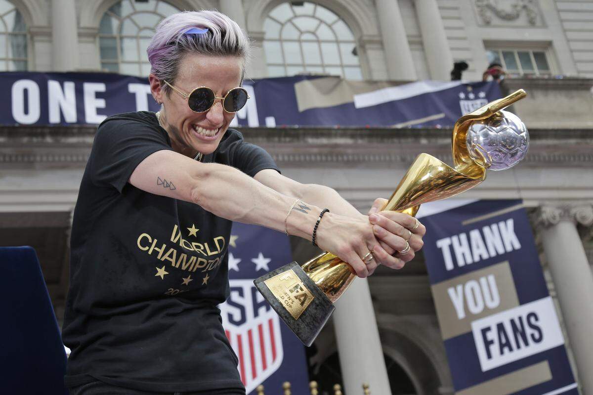 Throughout the Women’s World Cup in France and since leading the U.S. to its fourth title, co-captain Megan Rapinoe has been vocal about many social issues, including LGBTQ rights.