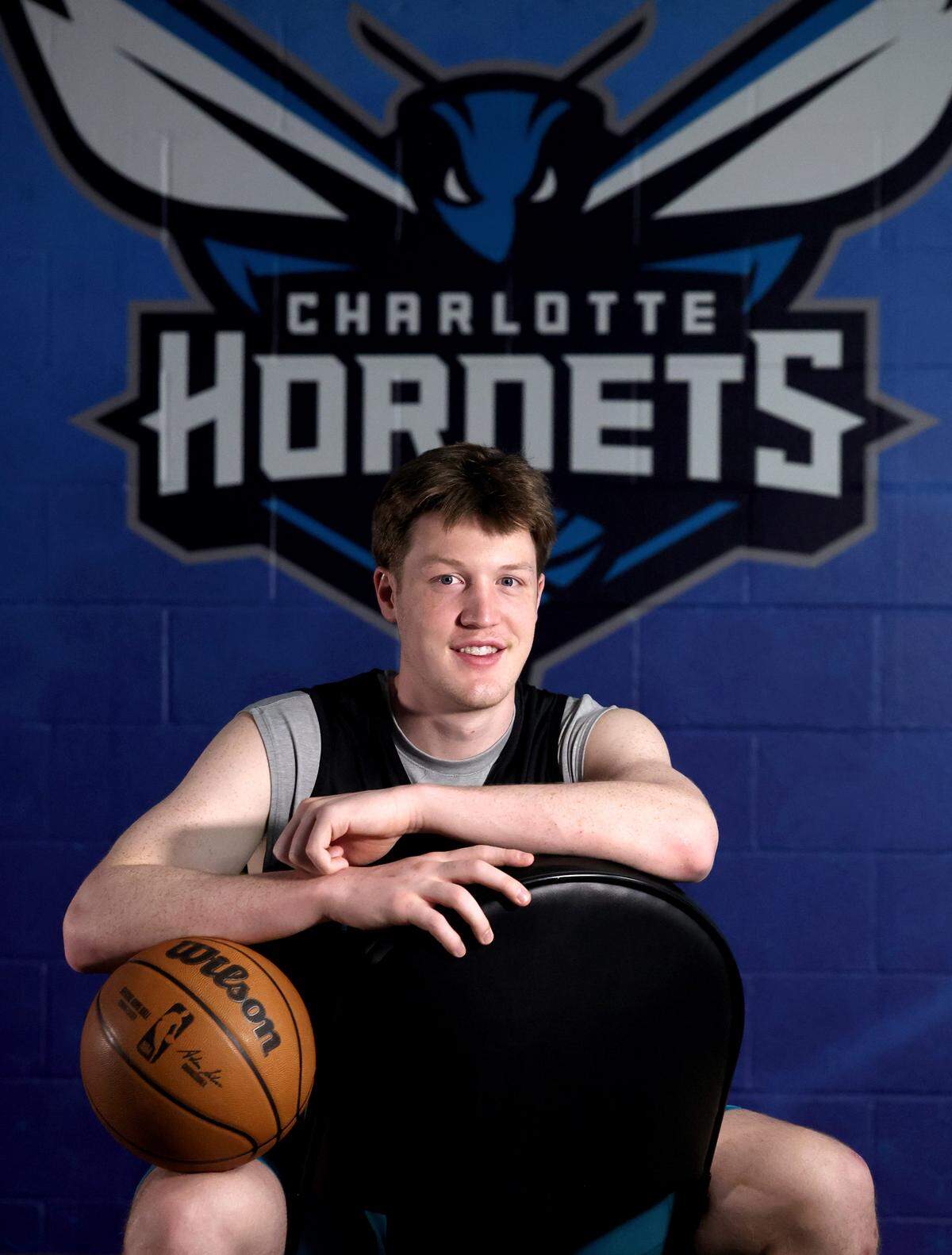 Charlotte Hornets rookie forward Kon Knueppel on Tuesday, March 24, 2026.