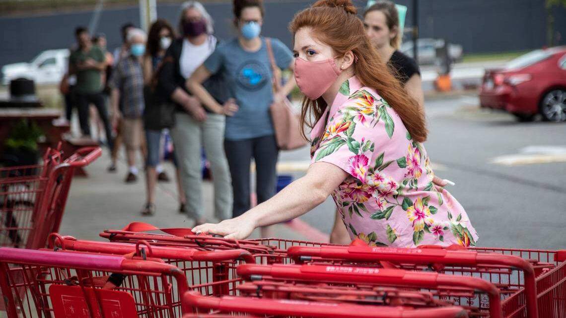 In North Carolina, city leaders in Raleigh and Knightdale have voted to require face coverings to help slow the spread of the coronavirus.