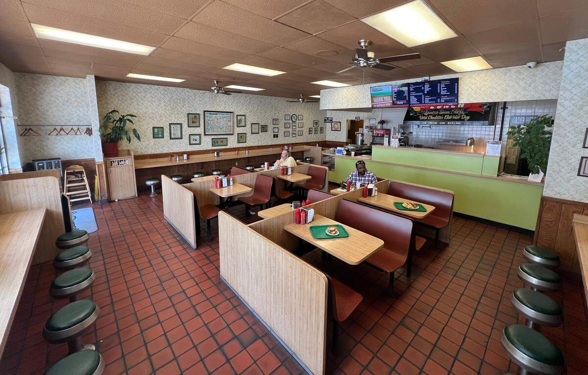 Green’s Lunch has been open in the same spot since 1926.